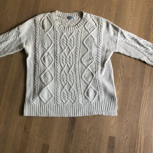 Rails- cotton cable fisherman sweater